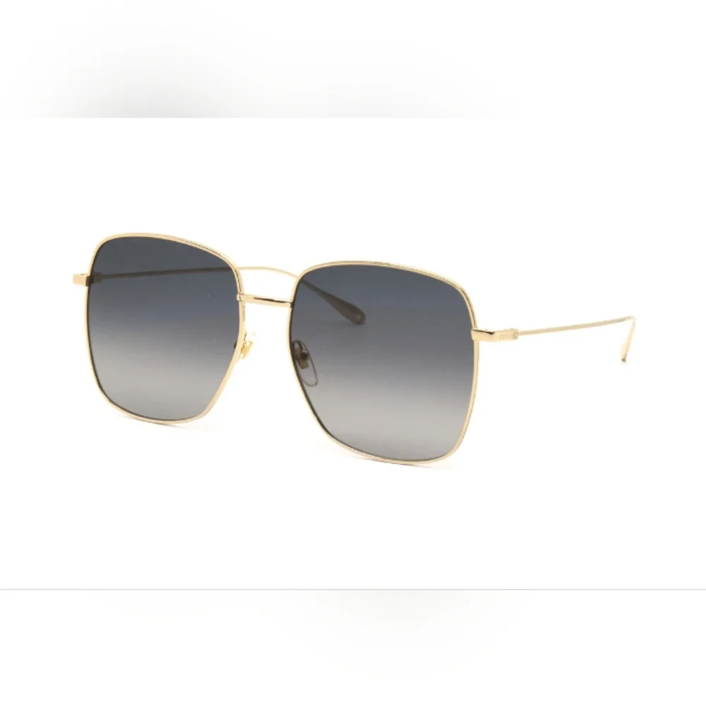 NEW GUCCI GOLD FRAME WOMEN'S SUNGLASSES GG1031S 001 GREY WOMEN'S GUCCI EYEWEAR - Picture 1 of 8